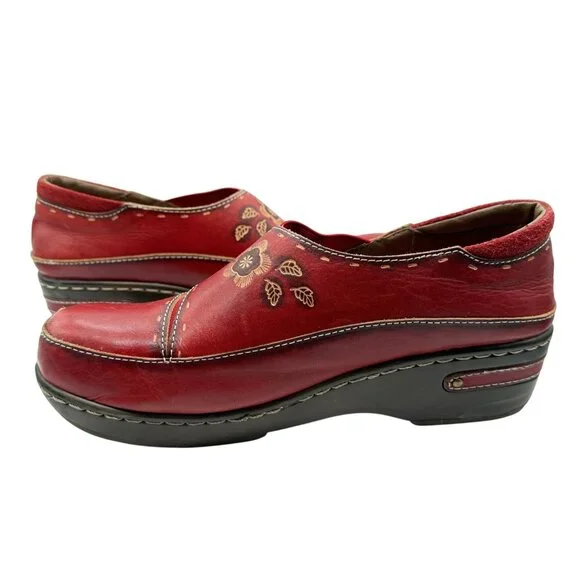 L'Artiste by Spring Step Burbank Leather Clogs, 9 - Picture 3 of 10